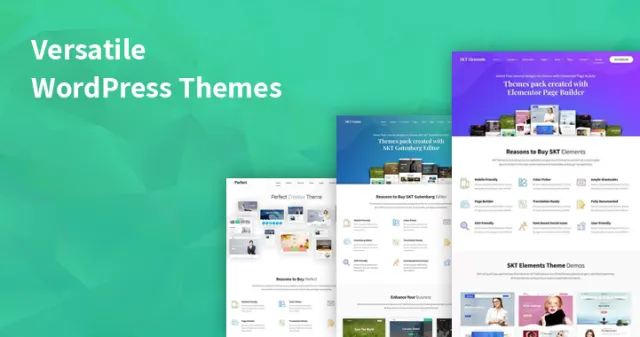 temas versáteis do WordPress