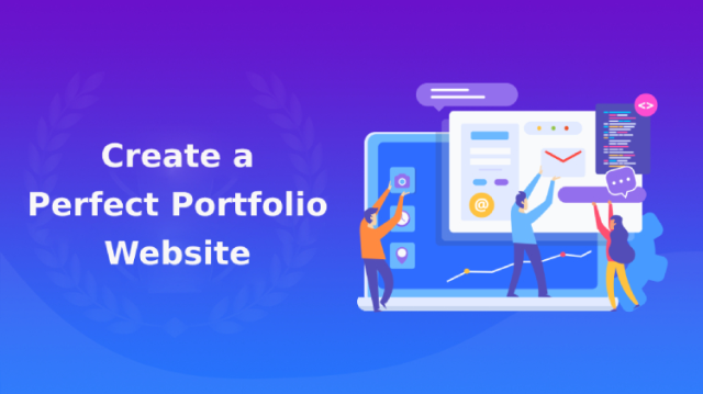 criar um site de portfólio perfeito