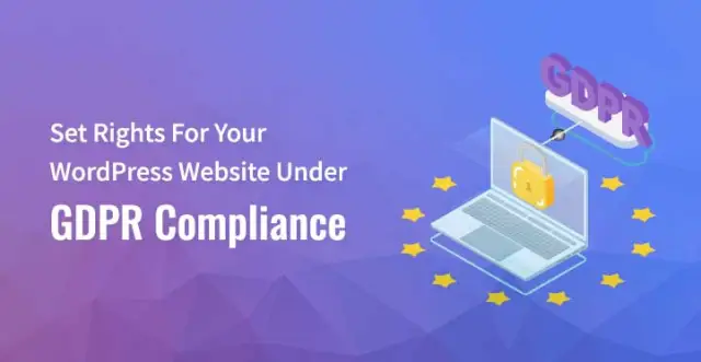 Conformità al GDPR