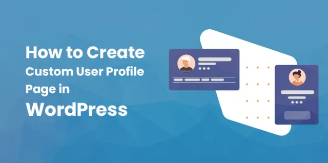 Pagina del profilo utente personalizzato di WordPress