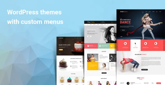 Temi WordPress con menu personalizzati