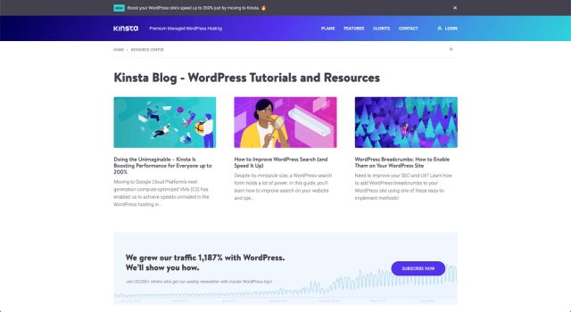 blog kinsta