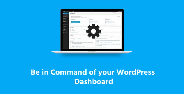 perintahkan Dasbor WordPress Anda
