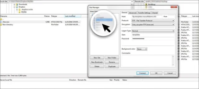 Memutuskan sambungan dari FTP