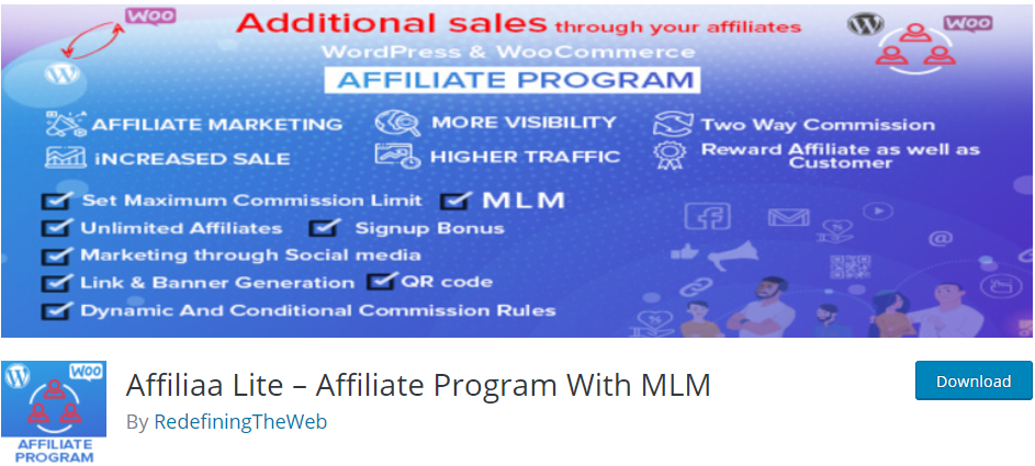 Affiliaa Lite – партнерская программа с МЛМ