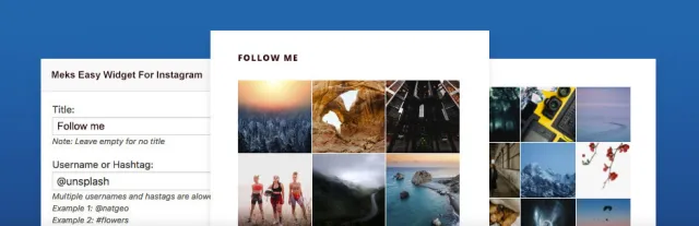 meks widget instagram mudah