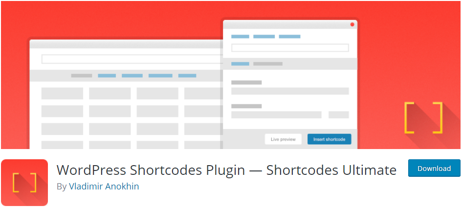 Complemento de códigos cortos de WordPress - Códigos cortos Ultimate