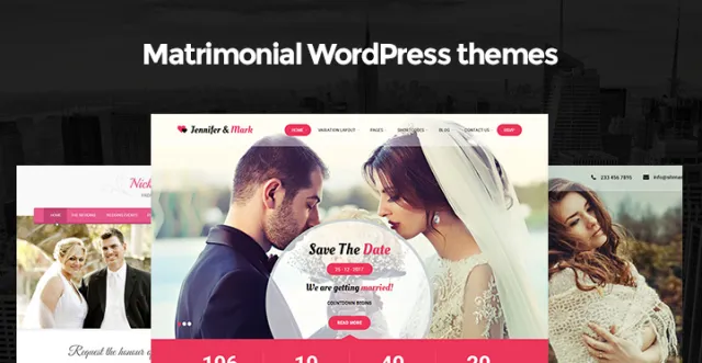 결혼 WordPress 테마