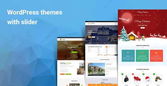 帶滑塊的 WordPress 主題