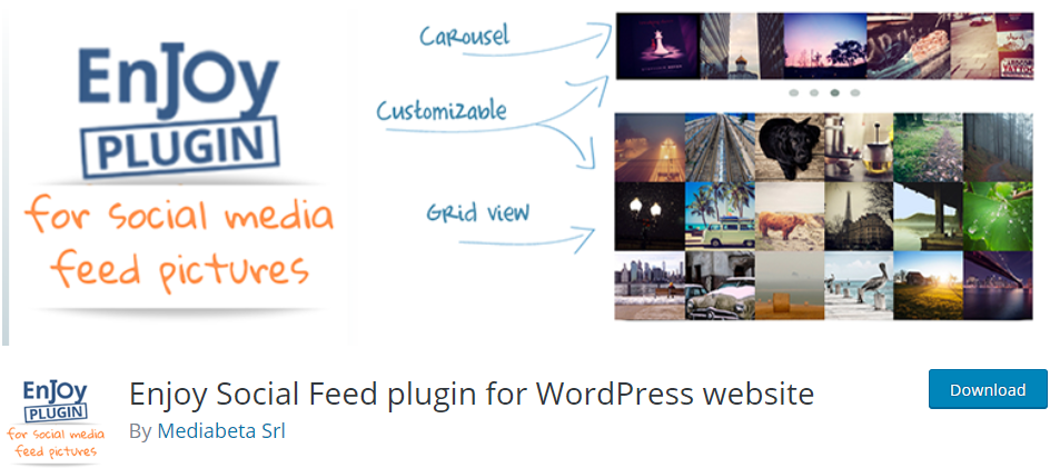 Profitez du plugin Social Feed pour le site Web WordPress