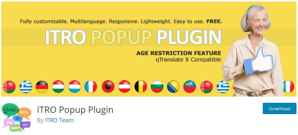 Plugin ITRO WordPress Popup