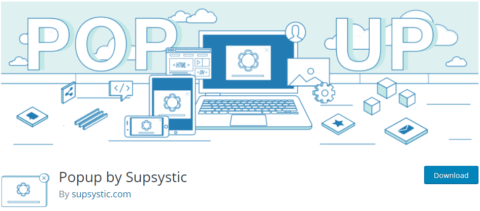 PopUp par Supsystic