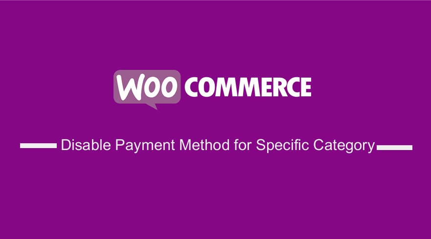 WooCommerce 특정 카테고리의 결제 수단 비활성화