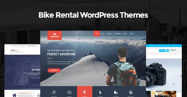 Motywy WordPress do wypożyczania rowerów