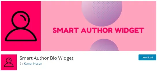 inteligentny widżet bio autora