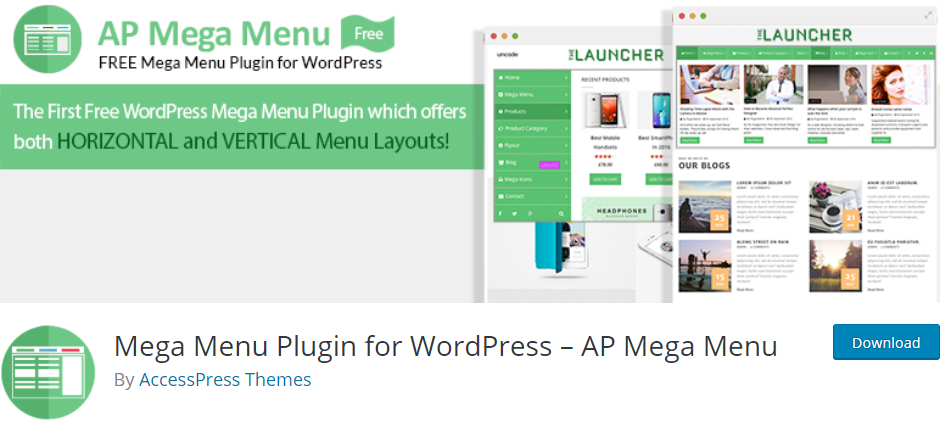 Plugin Mega Menu per WordPress – AP Mega Menu