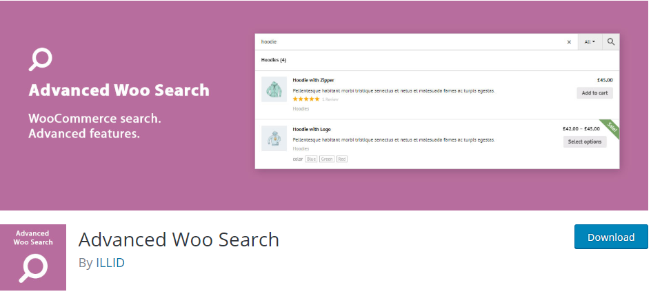 Advanced Woo Cerca i migliori plugin di ricerca di WordPress
