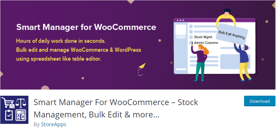 Smart Manager pour WooCommerce - Gestion des stocks, édition en masse et plus…