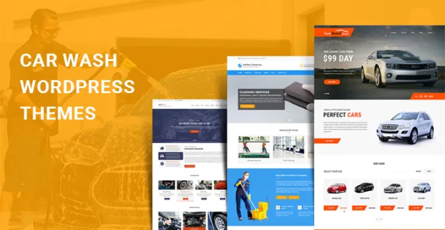 Myjnia samochodowa motywy WordPress