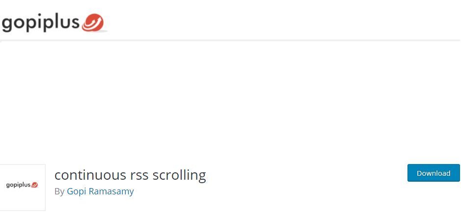 Ciągłe przewijanie RSS