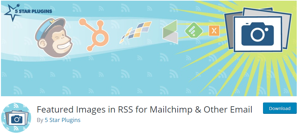 Polecane obrazy w RSS dla Mailchimp i innych wiadomości e-mail