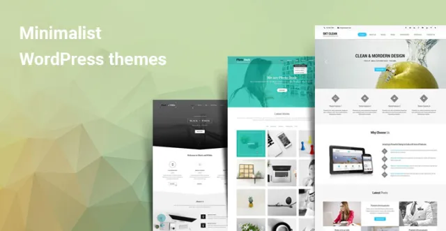 Minimalistyczne motywy WordPress