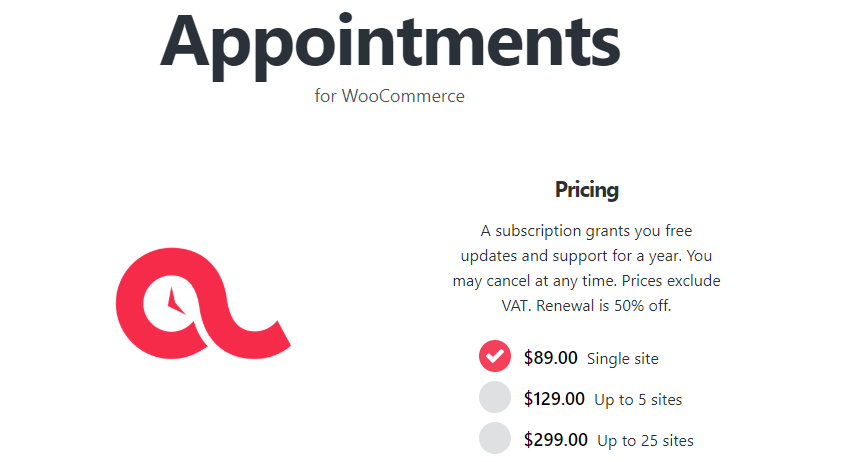 Citas WooCommerce