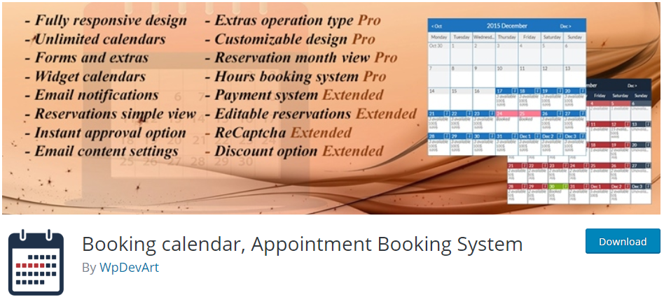 Calendario de reservas, Sistema de reservas de citas