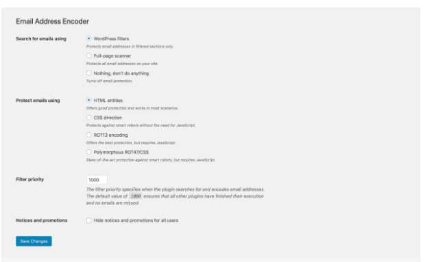 Konfiguracja kodera adresu e-mail