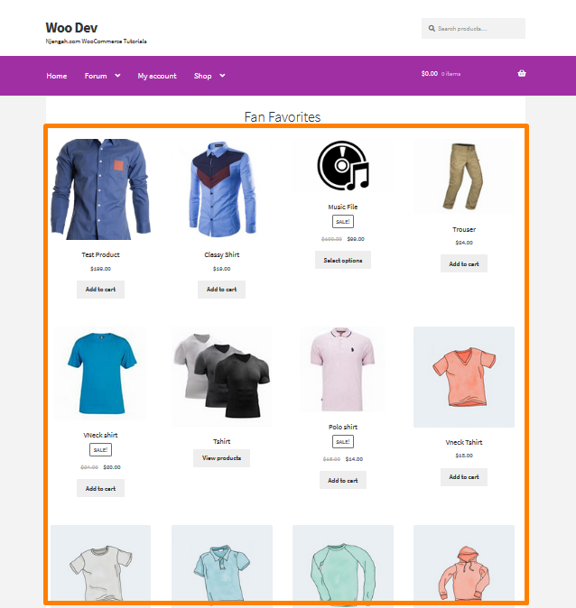 Come visualizzare più prodotti nella sezione più votata: personalizzazione della home page del tema Storefront