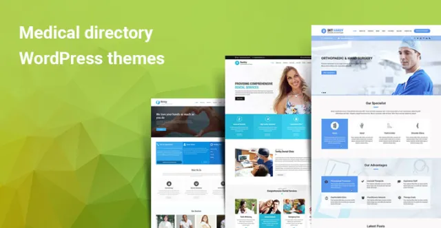 Temas WordPress de diretório médico