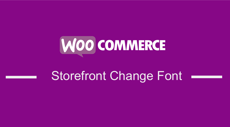 Changer la police de la vitrine WooCommerce