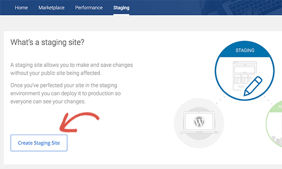 Criar site de teste