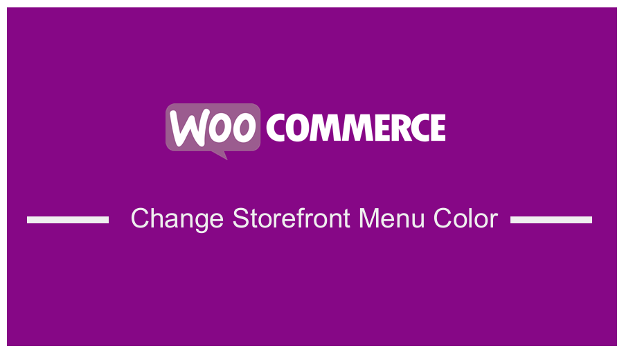 Menü Rengi Nasıl Değiştirilir WooCommerce Vitrin