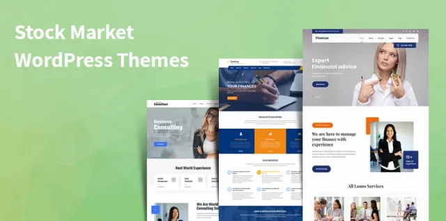 주식 시장 WordPress 테마