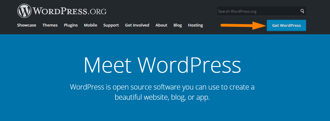 Ottieni WordPress