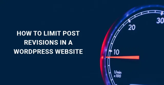 ограничить количество ревизий записей WordPress