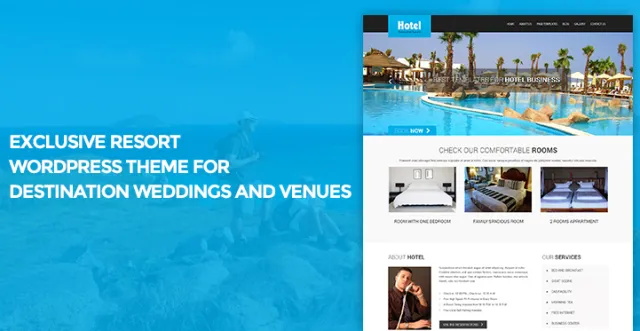 bandeira de resort
