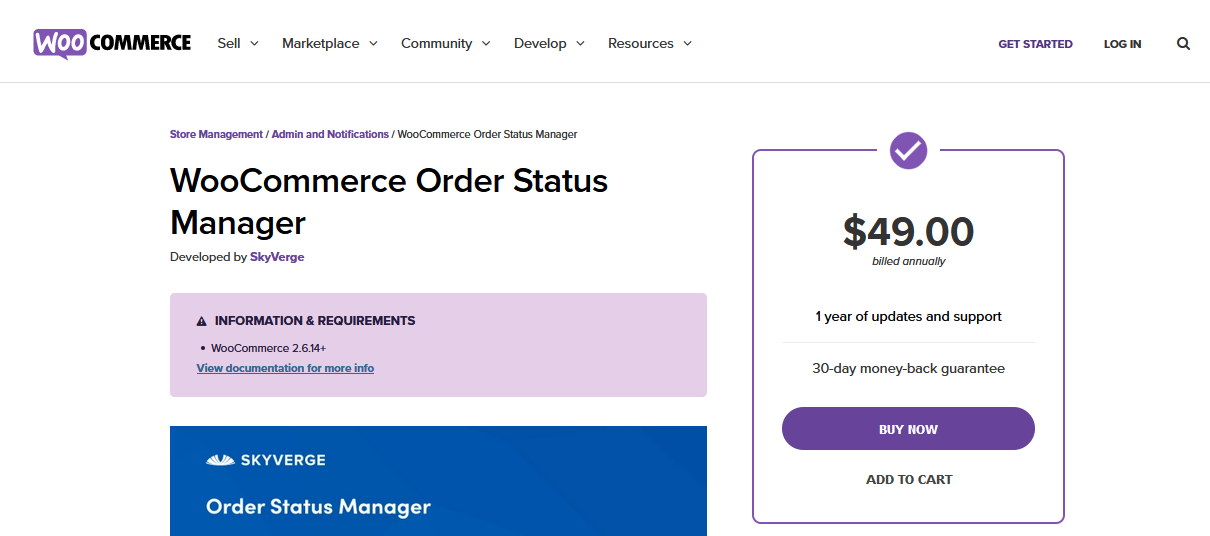 Диспетчер статуса заказов WooCommerce