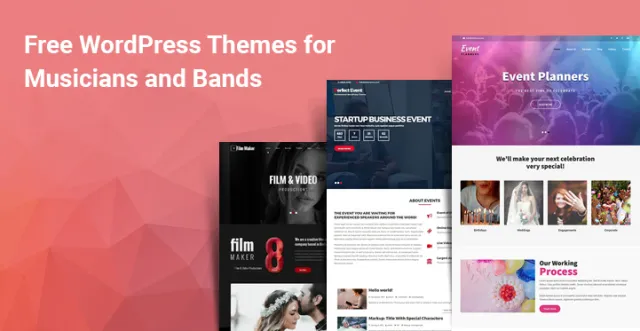 ธีม WordPress ฟรีสำหรับนักดนตรีและวงดนตรี