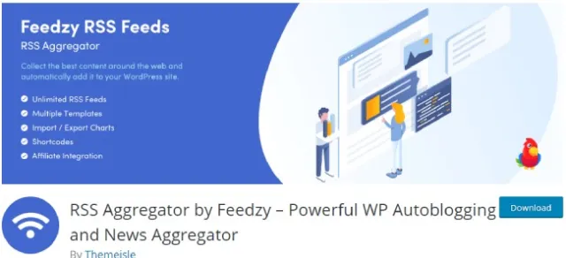 Agregator RSS oleh Feedzy