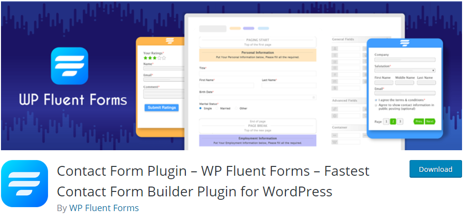 Свободные формы WP