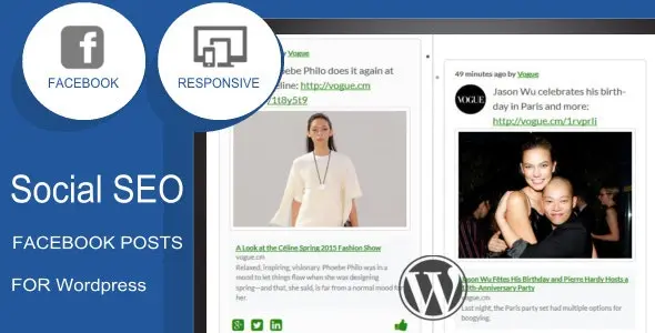 Postingan Facebook SEO Sosial