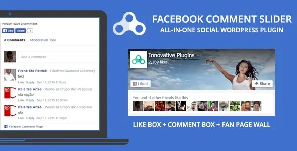 penggeser komentar untuk facebook