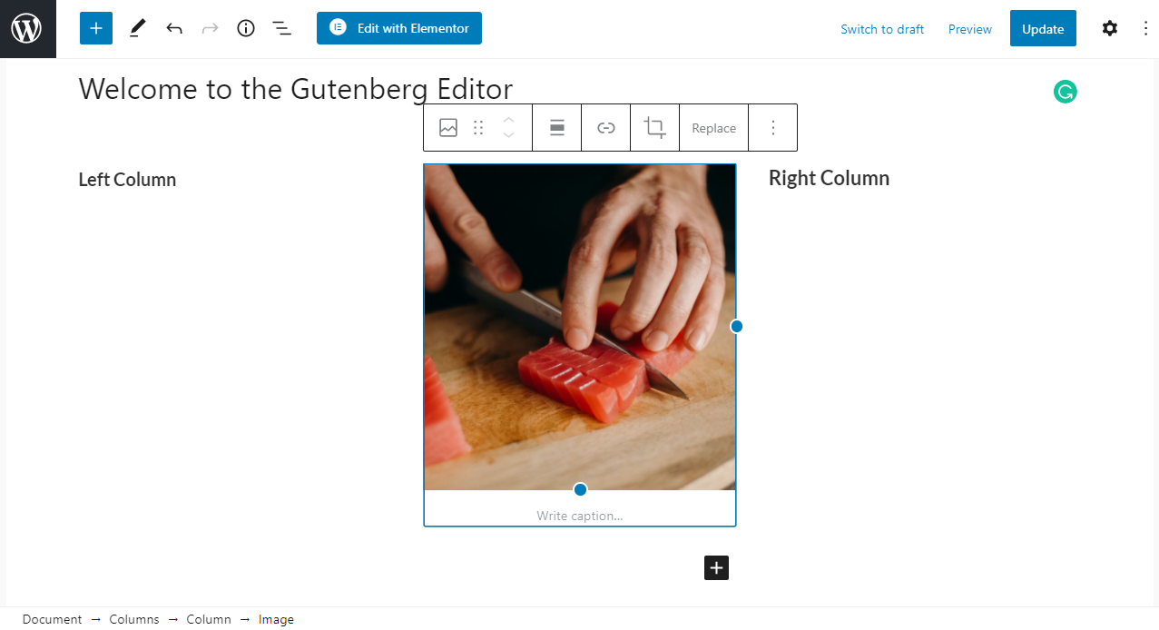 editor Gutenberg