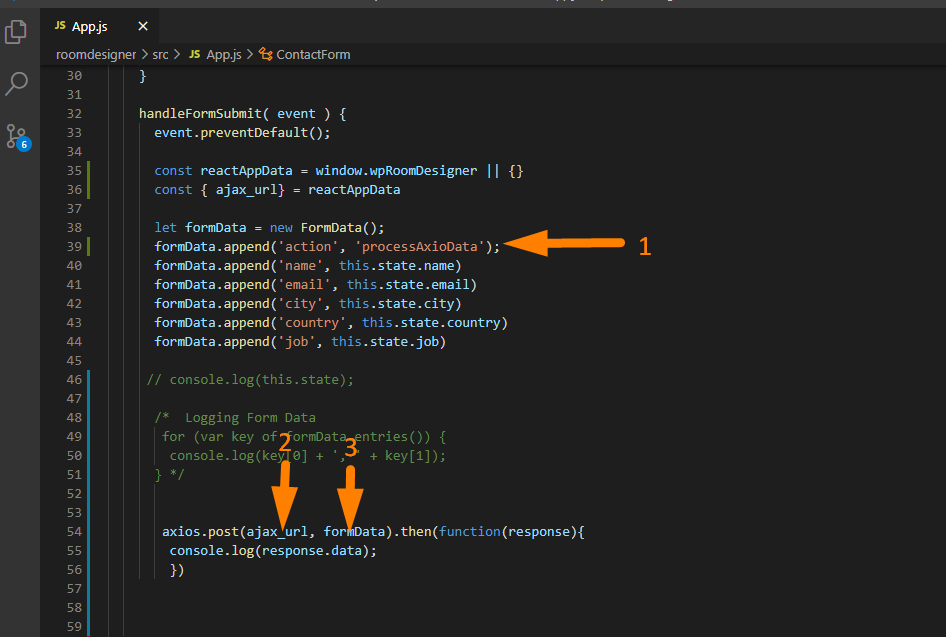 exemplo de chamada wordpress ajax