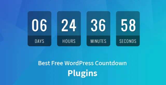 最高の無料のWordPressカウントダウンプラグイン