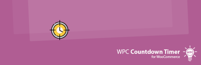 WooCommerceのWPCカウントダウンタイマー