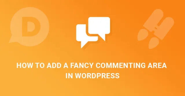 fantasiosa area di commento in WordPress