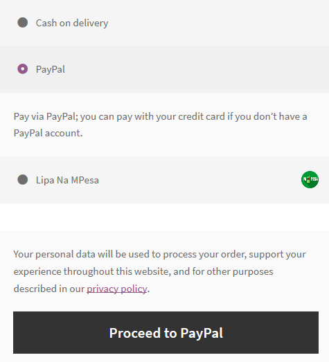 PayPal 아이콘을 완전히 제거